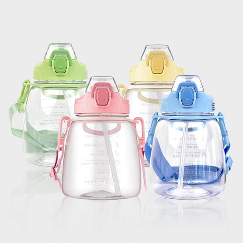 Bình Nhựa Trẻ Em LocknLock Plastic Water Bottle 1.2L - 4 Màu (Xanh Lá, Hồng, Vàng, Xanh Dương) - ABF648 image number null